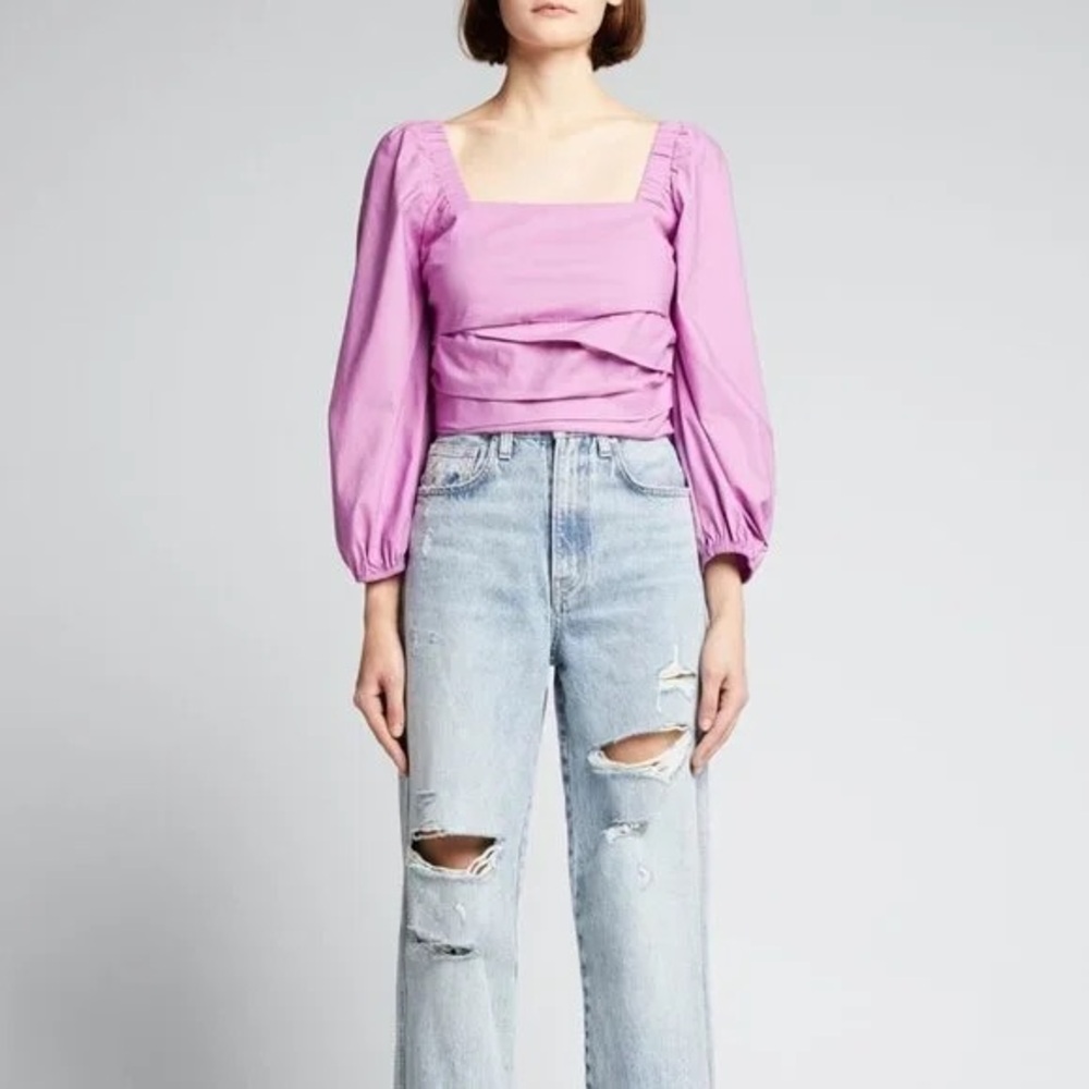 Veronica Beard Purple Top NWT - Picture 2 of 11